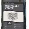 Garland Premium 2 Seater Small Bistro Cover - Black