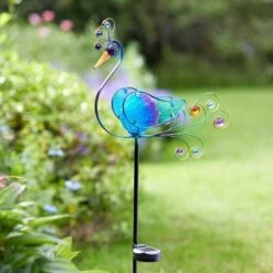 Smart Solar Peacock Solar Stake Light -Garden Furniture 39297 12022