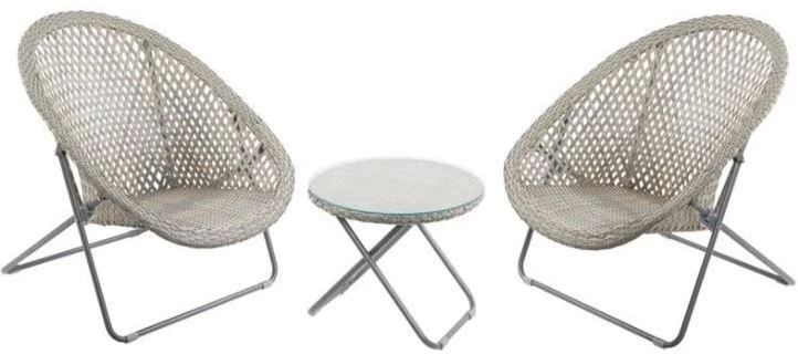 TOBS Garden Bistro Set - Natural 1 TOBS Garden Bistro Set - Natural