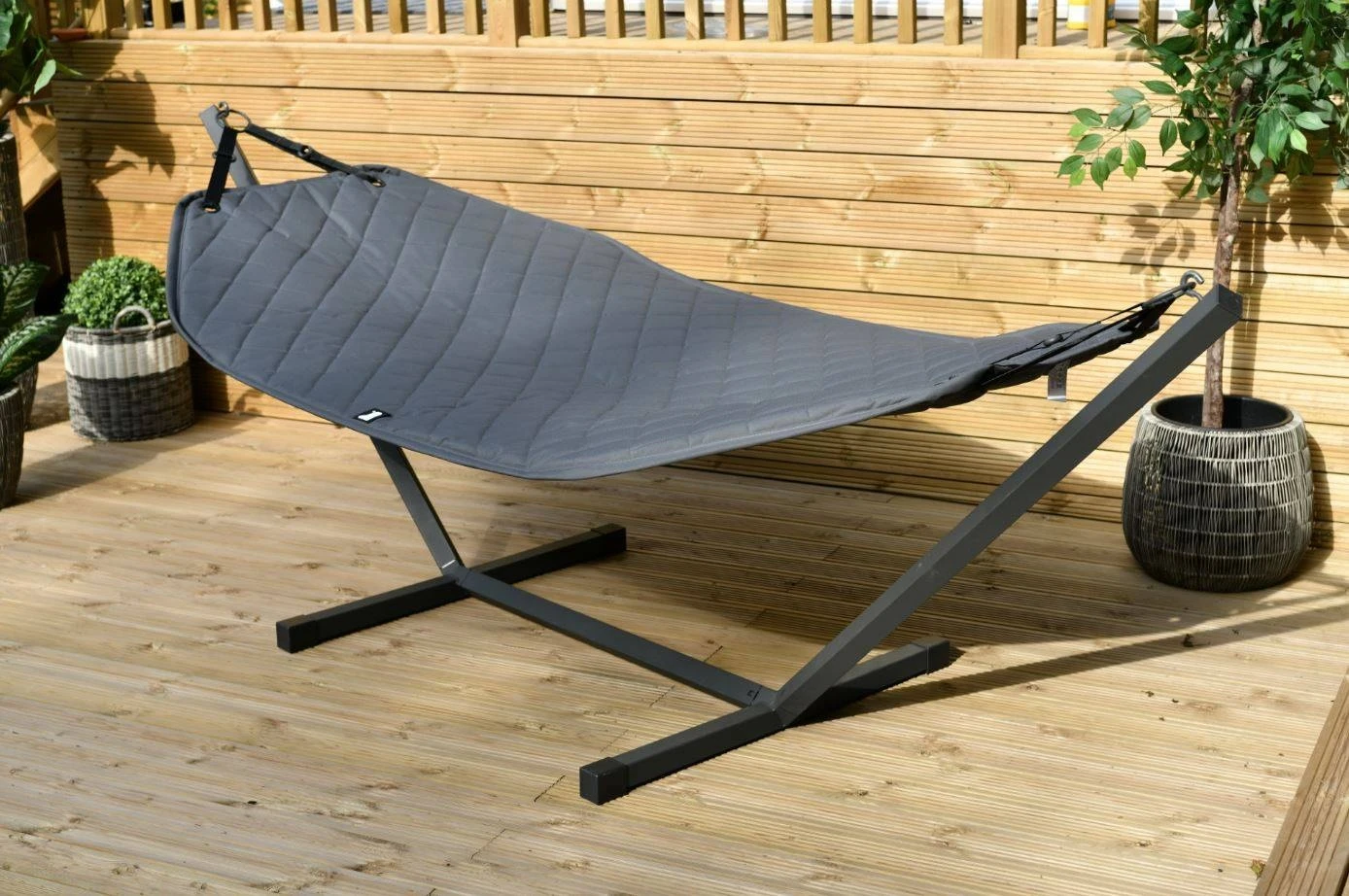 Extreme Lounging B Hammock - Grey 2 Extreme Lounging B Hammock - Grey - Image 2