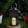 Smart Solar Urbane Lantern Large - Black