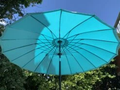 Katie Blake Sturdi 2.7m Shanghai Parasol Aqua 7 Katie Blake Sturdi 2.7m Shanghai Parasol Aqua -Garden Furniture 46732 2632