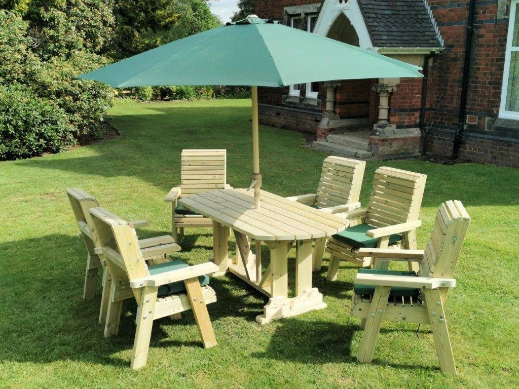 Churnet Valley Ergo 6 Seat Table Set - 6 X Chairs 1 Churnet Valley Ergo 6 Seat Table Set - 6 X Chairs