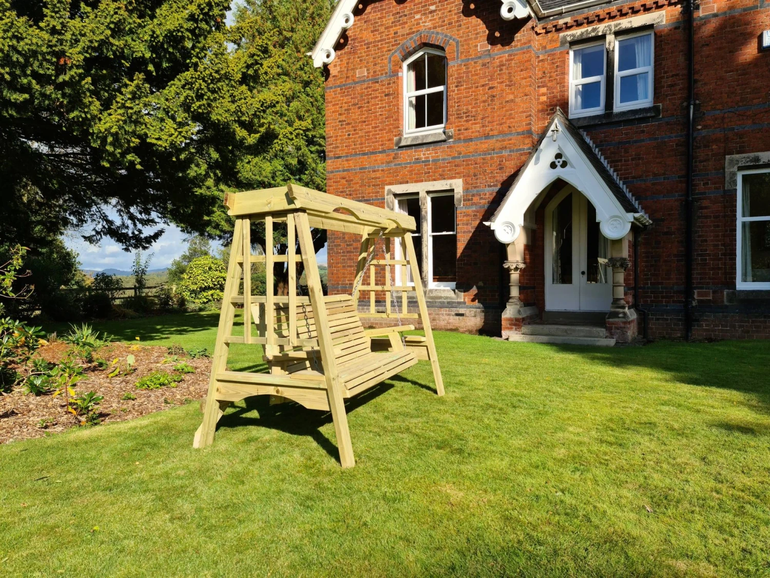 Churnet Valley Cottage Swing 3 Seater 4 Churnet Valley Cottage Swing 3 Seater - Image 4