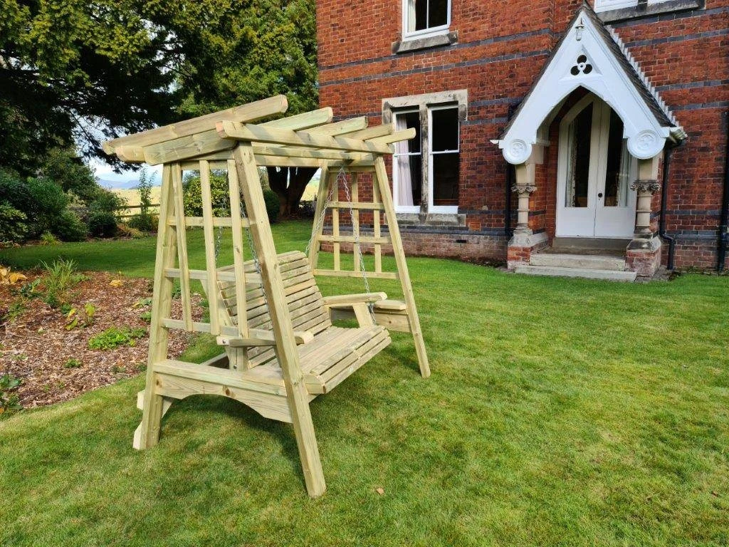 Churnet Valley Pergola Swing 2 Seater 4 Churnet Valley Pergola Swing 2 Seater - Image 4