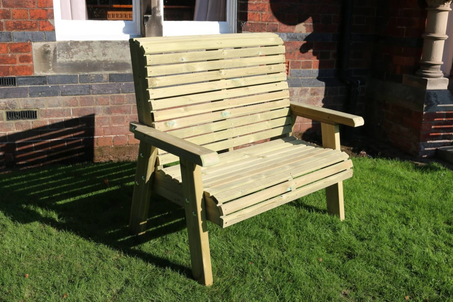 Churnet Valley Ergo 2 Seat Bench 2 Churnet Valley Ergo 2 Seat Bench - Image 2