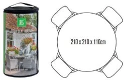 LG Outdoor DXCOV01 4 Seat Dining Set Deluxe Cover - Up To 120cm Table -Garden Furniture 46960 2272