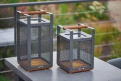 LIFE Shine Candle Light Square Low - Lava -Garden Furniture 46975 2250