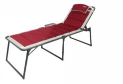 Quest Leisure Bordeaux Pro Lounge Bed With Side Table -Garden Furniture 46992 2233