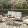 Lifestyle Garden Bermuda Light High Back Lounge Set