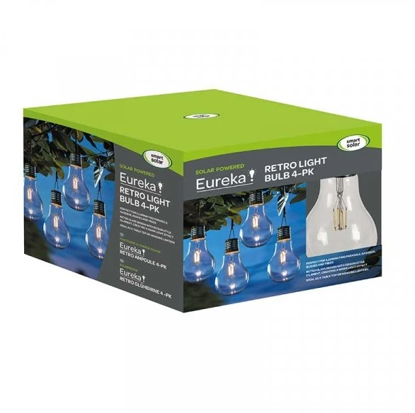 Smart Garden Eureka! Retro Lightbulb, 4 Pack 2 Smart Garden Eureka! Retro Lightbulb, 4 Pack - Image 2