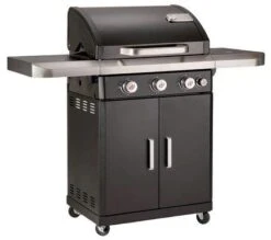 Landmann Rexon MCS Cook 3.1 - 3 Burner Gas Barbecue - Black