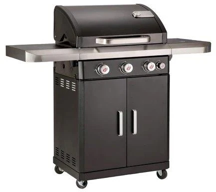 Landmann Rexon MCS Cook 3.1 - 3 Burner Gas Barbecue - Black 1 Landmann Rexon MCS Cook 3.1 - 3 Burner Gas Barbecue - Black