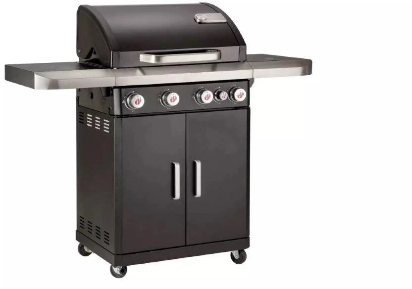 Landmann Rexon MCS Cook 4.1 - 4 Burner Gas Barbecue - Black 1 Landmann Rexon MCS Cook 4.1 - 4 Burner Gas Barbecue - Black