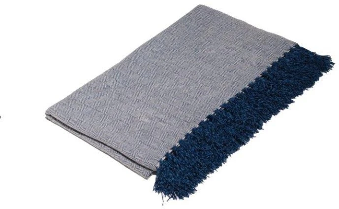 LG Outdoor Diamond Throw - Blue 1 LG Outdoor Diamond Throw - Blue